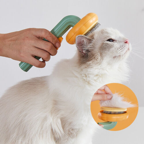 Self-Cleaning Pet Slicker Brush - Grooming Tool for Dogs, Cats, Puppies, and Rabbits