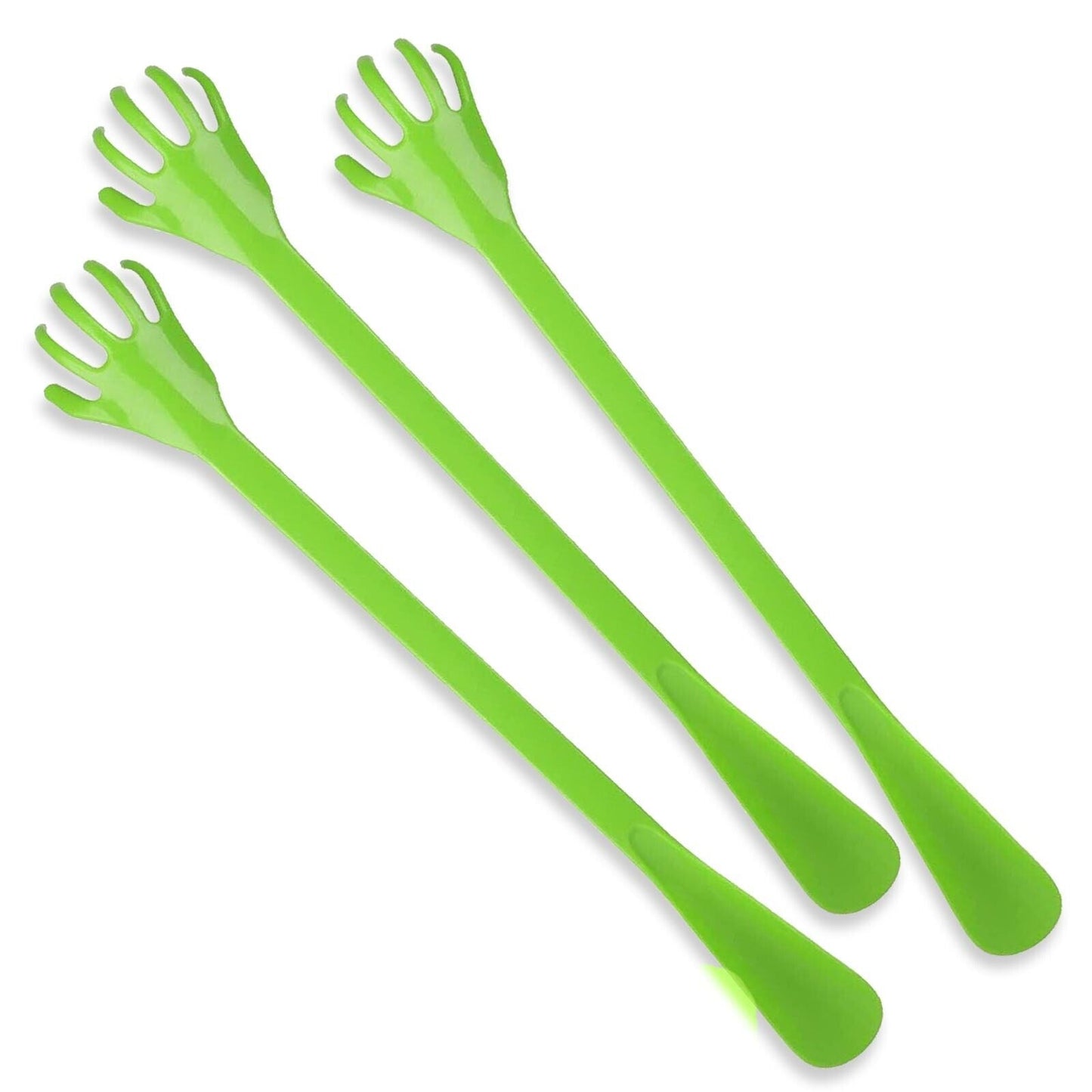 Long Reach Back Scratcher - Plastic Hand For Itch Relief Pack of 3