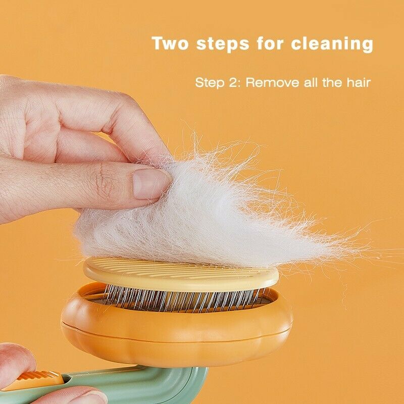 Self-Cleaning Pet Slicker Brush - Grooming Tool for Dogs, Cats, Puppies, and Rabbits