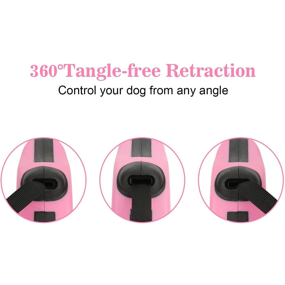 3m And 5m Durable Dog Leash Automatic Retractable