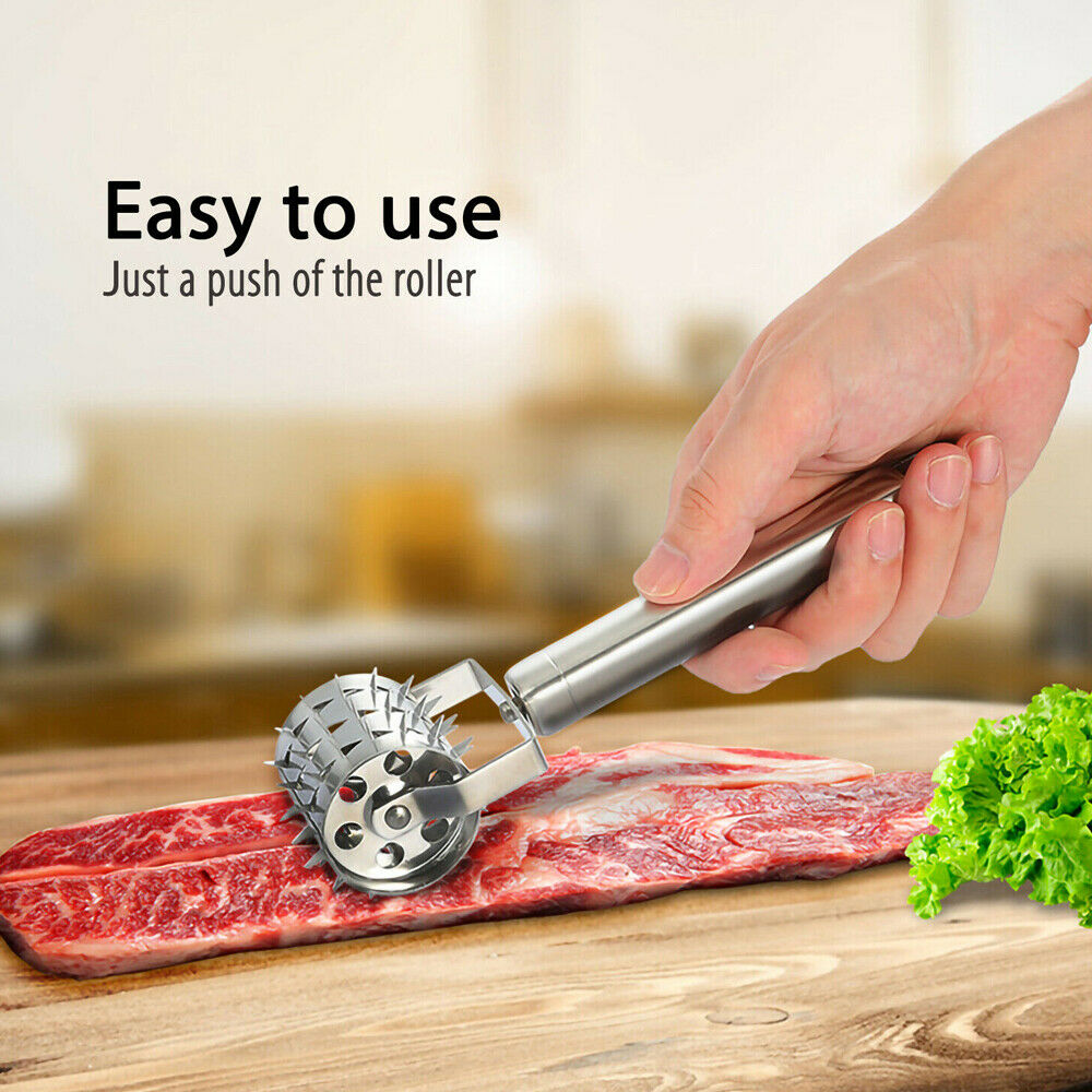 Meat Tenderizer Roller Hammer Stainless Steel