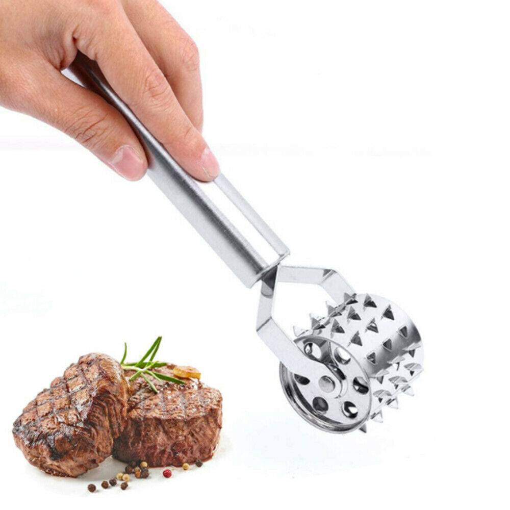 Meat Tenderizer Roller Hammer Stainless Steel