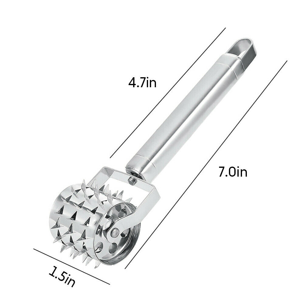 Meat Tenderizer Roller Hammer Stainless Steel