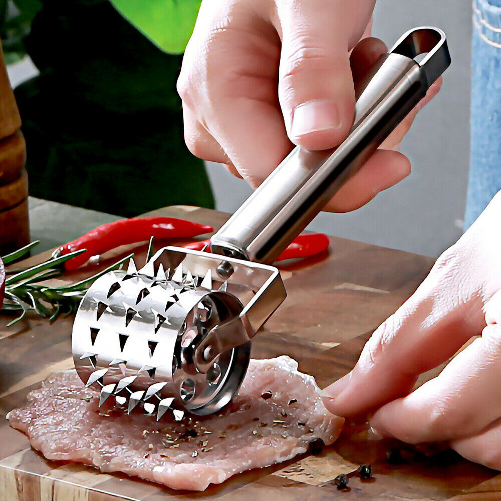 Meat Tenderizer Roller Hammer Stainless Steel